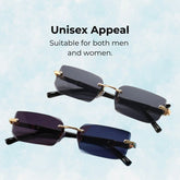 Trendy Rectangle Fashion Sunglasses UV400 Unisex